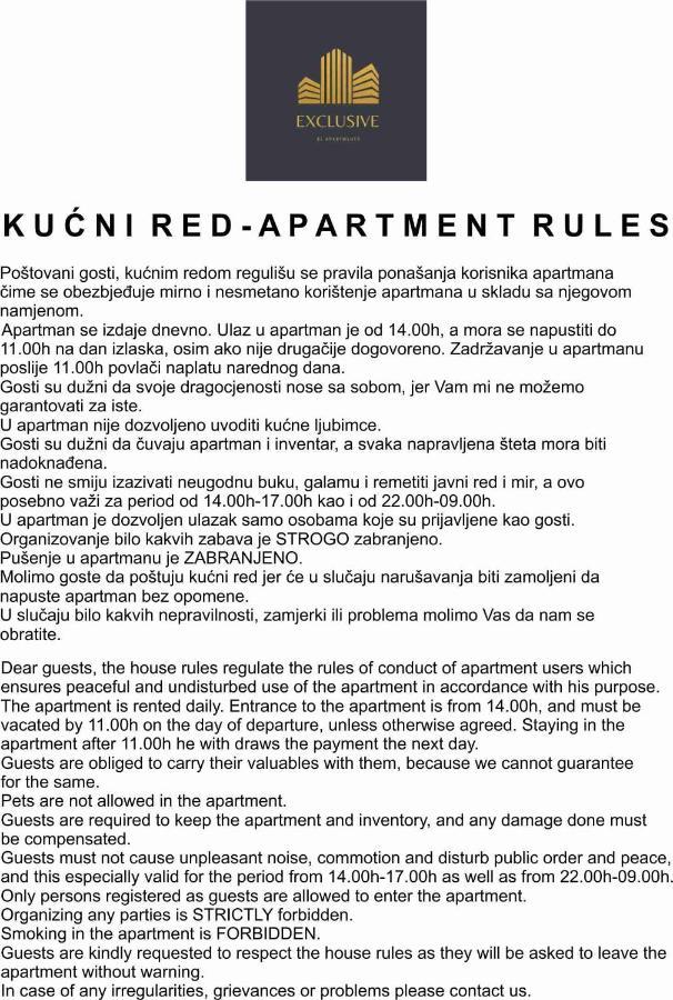 Exclusive Bl Apartments Banja Luka Luaran gambar